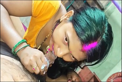 Patna lady drinks husband’s cum in Bihari sex video